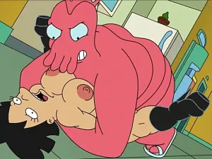 Zoidberg & Amy Classic Cartoon Movie
