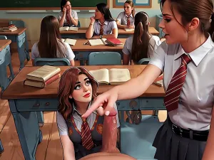 AI CARTOON POV 1 Week at the Magic University